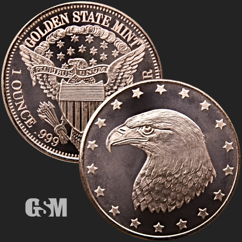American INDIAN  Series  "GREAT SPIRIT" 1 oz Copper Round  NEW REVERSE 
