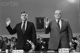 the hunt brothers raising their hands as they testify before congress