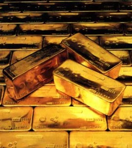 Gold Bars Three on Top Giant Stack