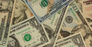 Dollar Bills Layered Background