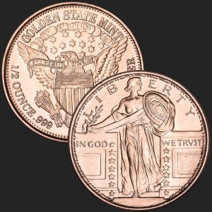 Golden State Mint Standing Liberty Copper Bullion