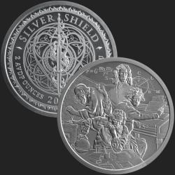 2018 1oz Silver Shield JUSTICE PROOF Cardinal Virtues Series SBSS