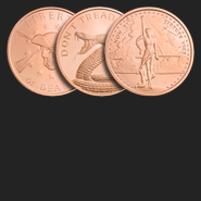 Silver Shield Copper Rounds