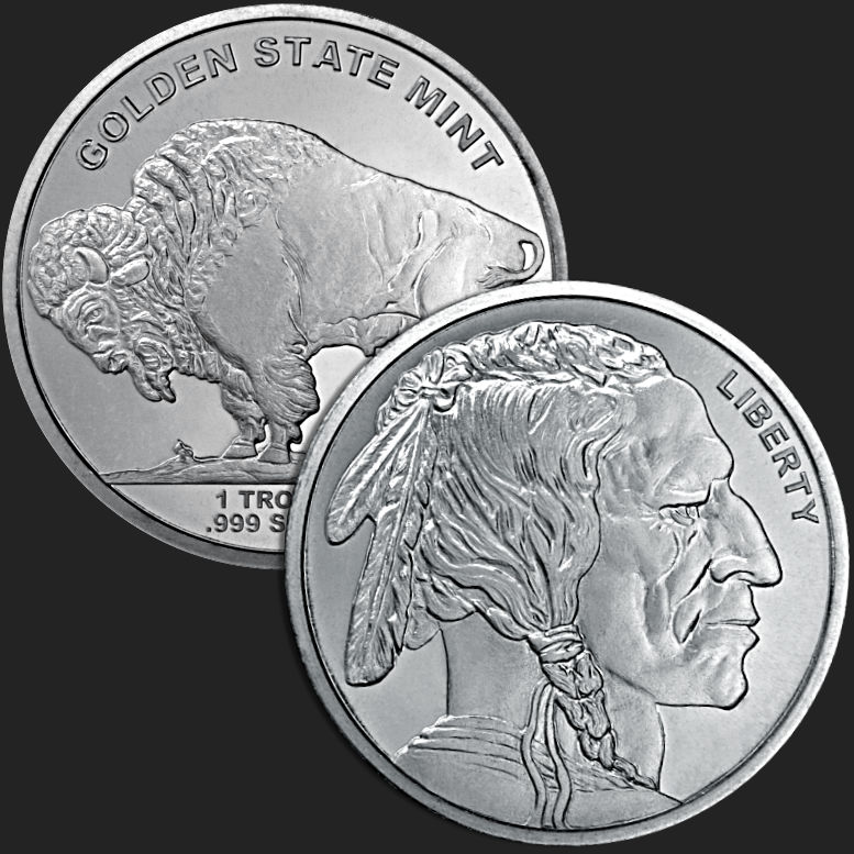 Buffalo Oz Silver Round 1 Coin