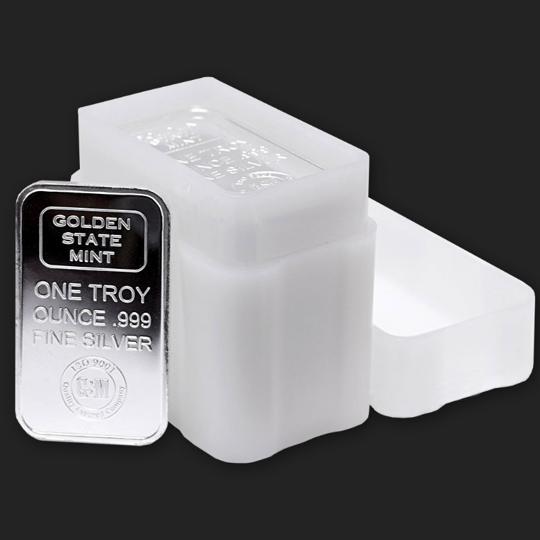  1 Troy oz Pure Silver Bars, Silver oz .999 Pure bar, Precision  Minted one Once Silver bar, Mirror Finish Silver Bullion Brilliant  Rectangular Coins with Certificates of Authenticity by Pyromet 