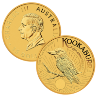 2025 1/10 oz Australian Gold Kookaburra Coin BU