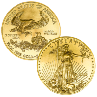 1/2 oz American Gold Eagle Coin BU (Random Year)