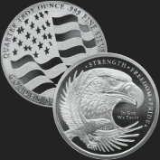 1/4 oz GSM Silver Eagle Round