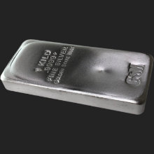 1 Kilo (32.15 ozt) GSM Silver Bar (Cast)