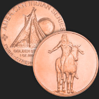 1 oz Appeal to the Great Spirit Copper Golden State Mint 