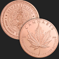 1 oz Cannabis Copper Round 2024