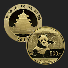 1 oz Chinese Gold Panda Coin BU (Random Year, Sealed)