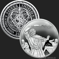 1 oz The Crown Proof Silver Round .999 Fine Silver