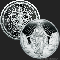 1 oz Enlightened Christ Proof Silver Shield Proof MiniMintage Silver Round