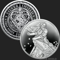 1 oz Cleansing the Temple Proof Silver Shield MiniMintage Silver Round