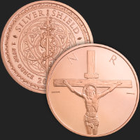 1 oz Crucifixion Copper Round 2024