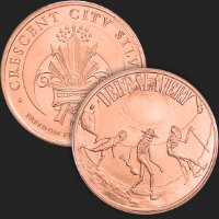 1 oz Debt Slavery Copper Golden State Mint 