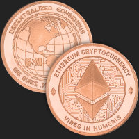 1 oz Ethereum Copper Golden State Mint 