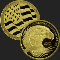 1 oz GSM Gold Eagle Golden State Mint  01