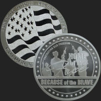1 oz GSM Home of the Brave Golden State Mint 