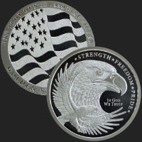 1 oz GSM Silver Eagle Golden State Mint  01