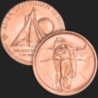 1 oz Oregon Trail Copper Round