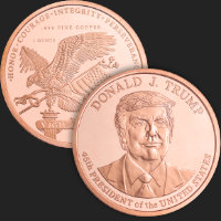 1 oz President Donald J Trump Copper Golden State Mint 