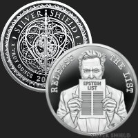 1 oz The Crown Proof Silver Round .999 Fine Silver