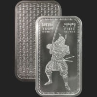 1 oz Samurai Silver Bar