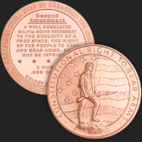 1 oz Second Amendment | Right to Bear Arms Copper Round