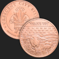 1 oz Wake Up! Copper Round