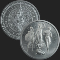 1 oz rising virtues bu Golden State Mint 