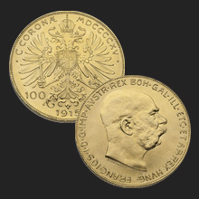 100 Corona Austrian Gold Coin (Random Year) Golden State Mint 220x220