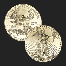 1half oz American Gold Eagle Coin BU Random Year Golden State Mint 220x220