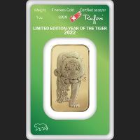 1 oz Argor-Heraeus Year of the Tiger Gold Bar (in Assay)