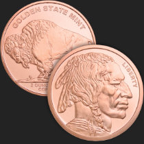 2 oz Buffalo Copper Round