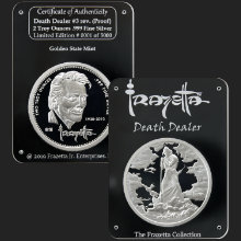 2 oz Frazetta Death Dealer V3 Proof GSM Golden State Mint 220