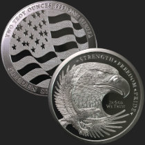 2 oz GSM Silver Eagle Golden State Mint 210