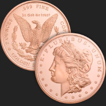 2 oz Morgan Copper Round 