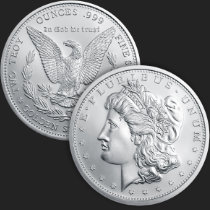 2 oz Morgan Silver Round 