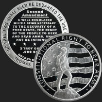 2 oz Second Amendment | Right to Bear Arms Silver Round