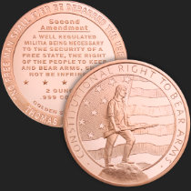 2 oz Second Amendment | Right to Bear Arms Copper Round
