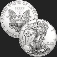 1 oz American Silver Eagle Coin BU (Random Year, Varied condition)