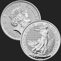 2022 1 oz Great Britain Silver Britannia Coin BU 