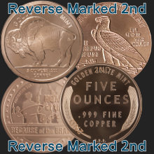 2nd Copper grab bag 5oz Golden State Mint 220b