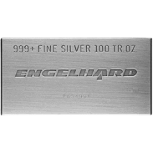 100 oz Silver Bar Engelhard