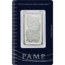 1 oz PAMP Suisse Lady Fortuna Platinum Bar (in Assay Card)