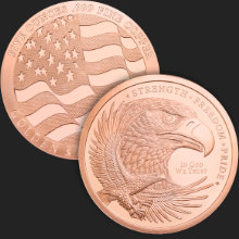 5 oz GSM Copper Eagle Round