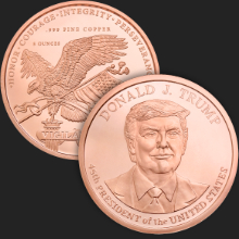 5 oz President Donald J. Trump Copper Round