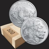 Monster Box 1 oz Buffalo Silver Rounds